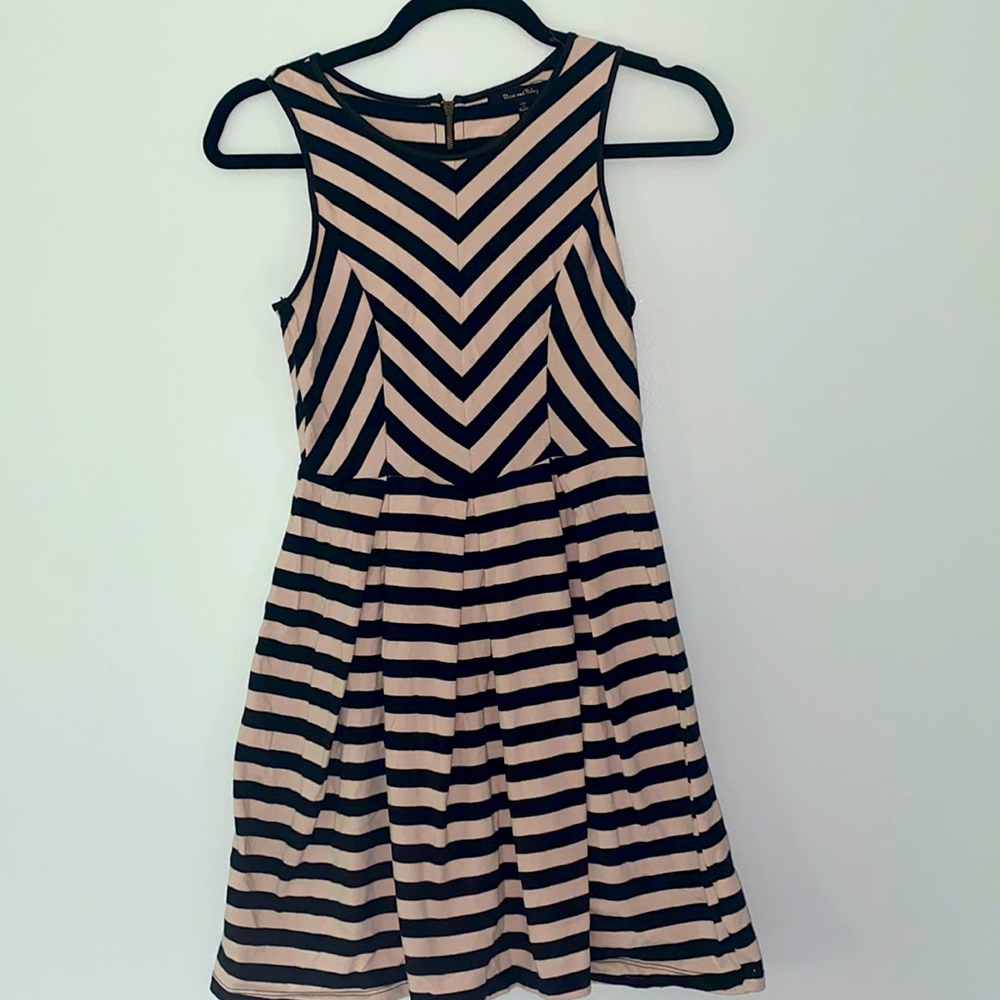 Max & Riley Tank Style Striped Dress Size Large